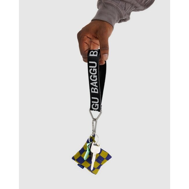 Baggu Logo Keychain - Black and White