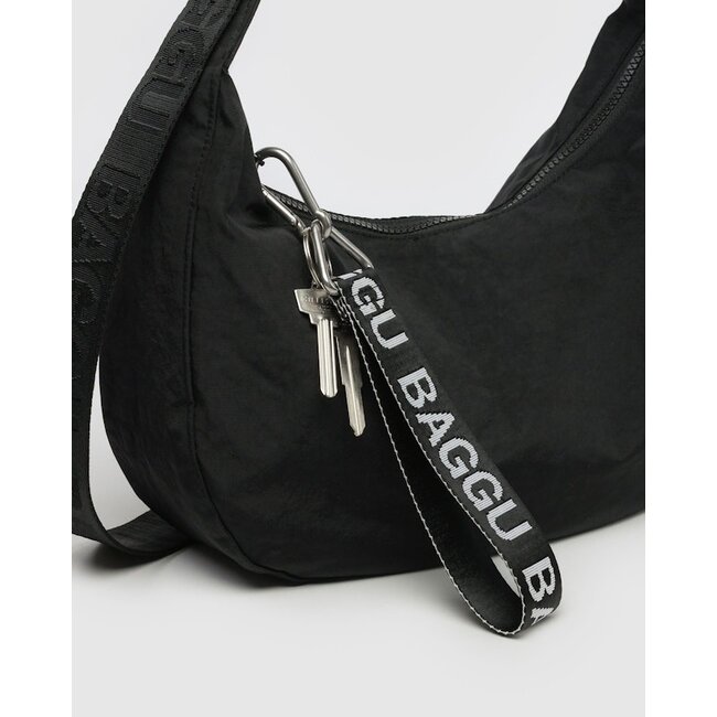 Baggu Logo Keychain - Black and White