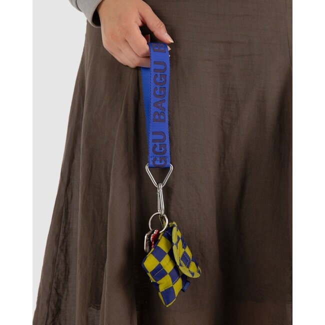 Baggu Logo Keychain - Cobalt