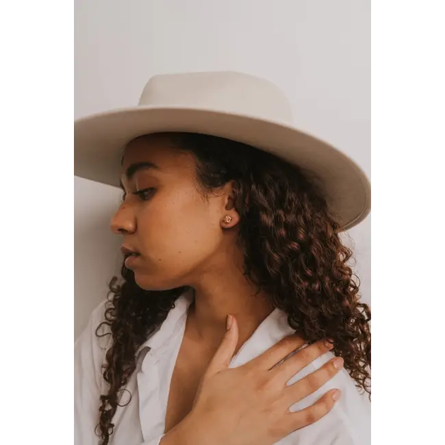 JaxKelly Druzy Prong - Rose Gold