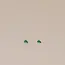 JaxKelly Teardrop Earrings - Emerald CZ