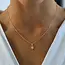 Katie Waltman Opal Starburst Necklace - Gold 18"