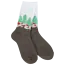Crescent Sock Company Wonderland Forest- White