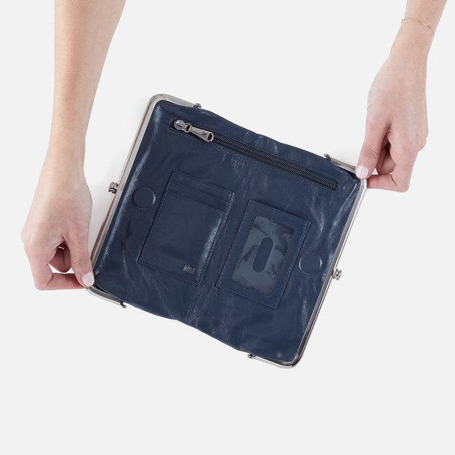 Hobo Lauren Clutch-Wallet - Blue Stone