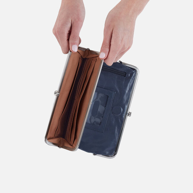 Hobo Lauren Clutch-Wallet - Blue Stone