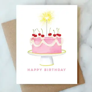 Abigail Jayne Design Sparkler Cake Card