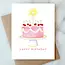 Abigail Jayne Design Sparkler Cake Card