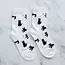 Tiepology Cat Meow Socks - White