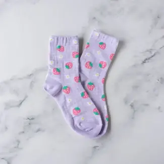 Tiepology Fruit Socks - Lilac