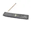 Matr Boomie Indukala Moon Phase Incense Holder - Black Carved Marble