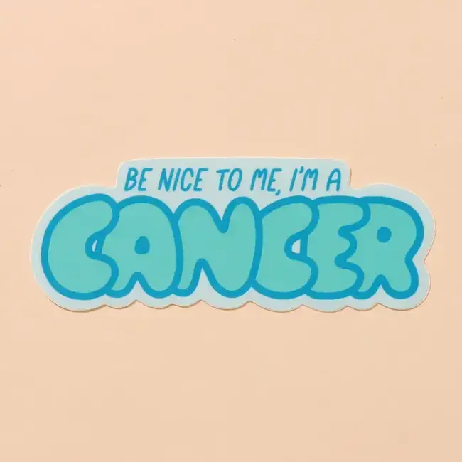 And Here We Are Cancer Sticker