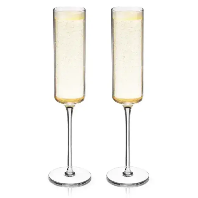 Viski Laurel Champagne Flutes
