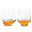Viski Faceted Crystal Tumblers (set of 2)