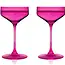 Viski Nouveau European Crystal Coupes | Berry