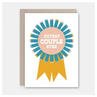 Rock Scissor Paper Cutest Couple Ever Card
