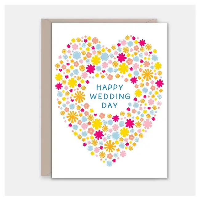 Rock Scissor Paper Floral Heart Card