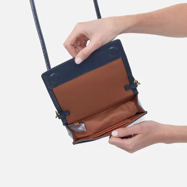 Hobo Jill Phone Crossbody- Blue Stone