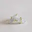JaxKelly Earrings Druzy Bar White