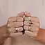 JaxKelly Stacked Triangle CZ Ring - Size 7