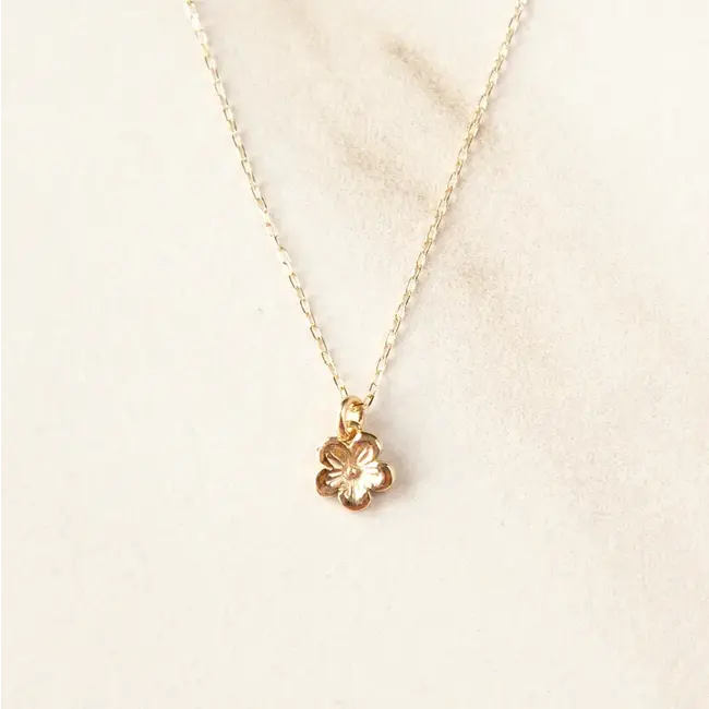 Tasi FINE Solid 14k Cherry Blossom Necklace 112-07