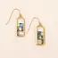 Scout Good Karma Miyuki Frame Earring - Turquoise/Gold