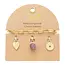Scout Interchangeable Charm Bracelet - Tourmaline/Healing/Gold