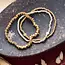 Scout Mini Metal Stacking Bracelet - Mixed Gold Beads