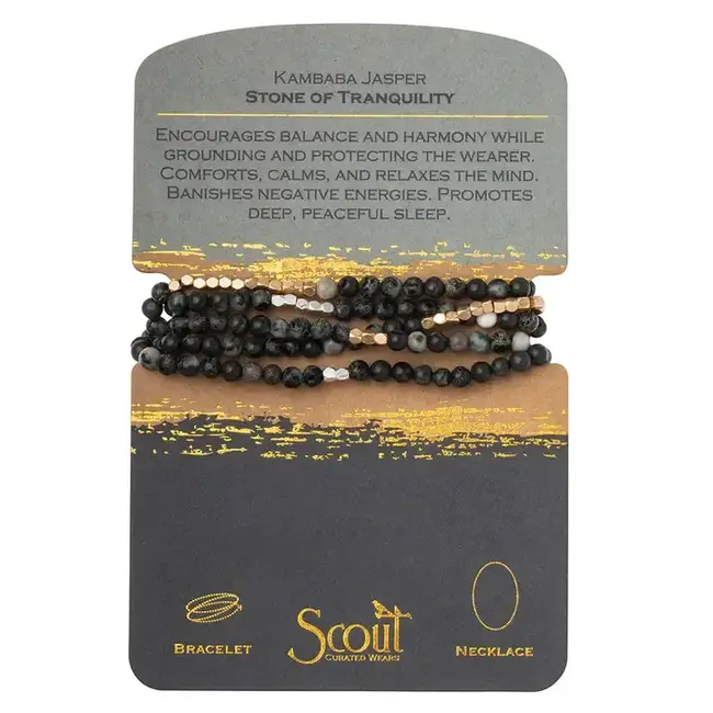 Scout Stone Wrap: Kambaba Jasper - Stone Tranquility