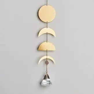 Scout Suncatcher - Moon Phase/Moonstone