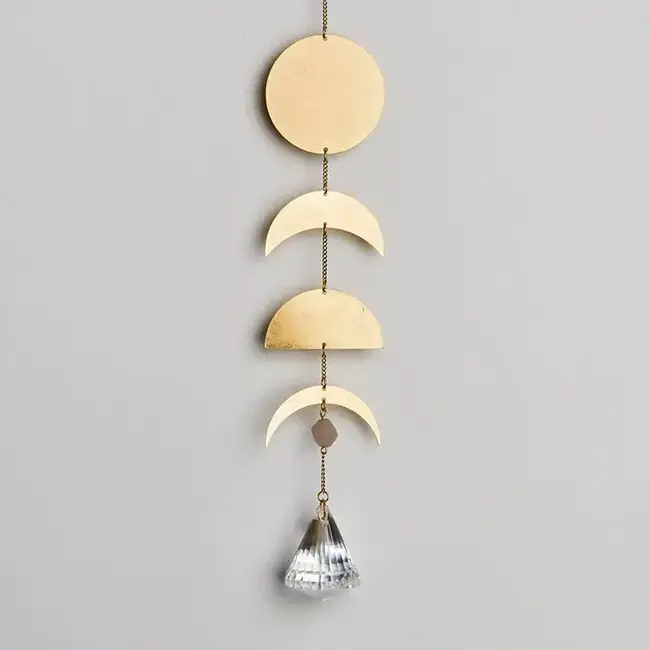 Scout Suncatcher - Moon Phase/Moonstone