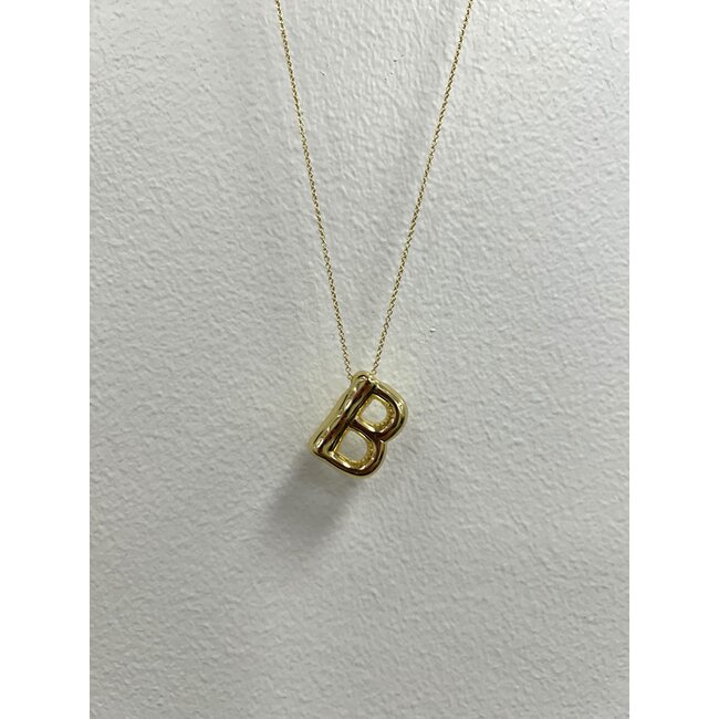 Tumbleweed Bubble Letter Necklace