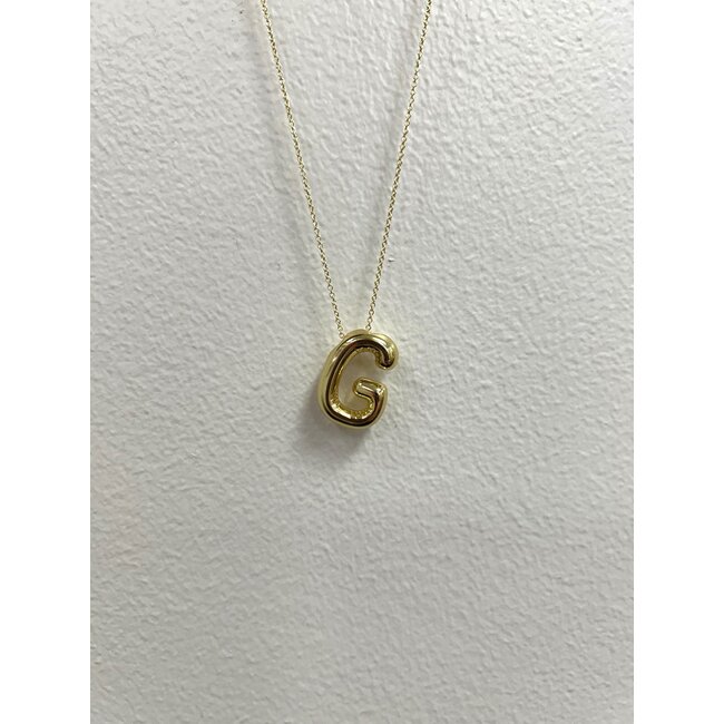 Tumbleweed Bubble Letter Necklace