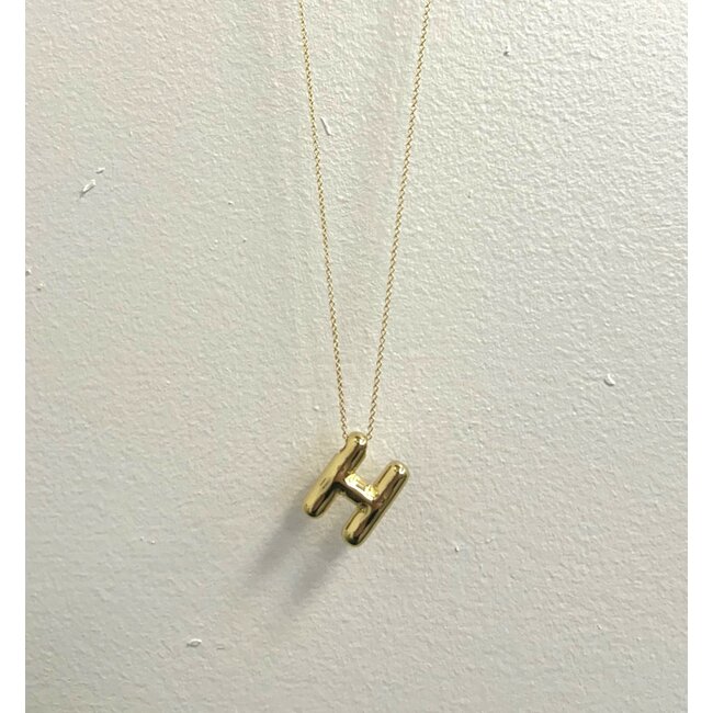 Tumbleweed Bubble Letter Necklace