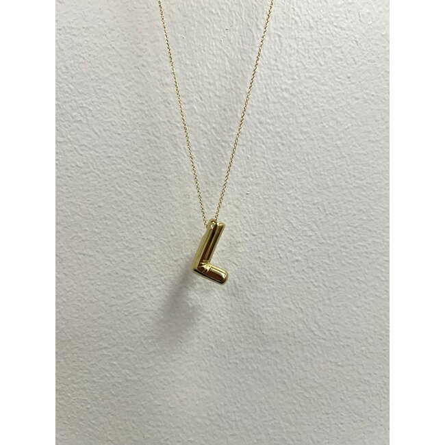 Tumbleweed Bubble Letter Necklace