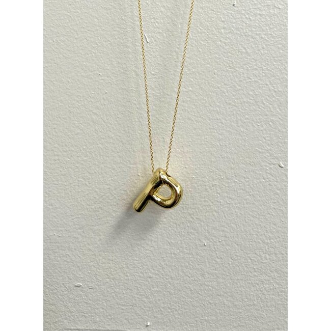 Tumbleweed Bubble Letter Necklace