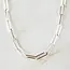 Tasi & Stowaway Large Box Paperclip Chain - Bright Silver