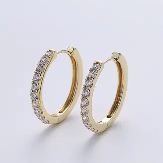 GF Small CZ Hoops