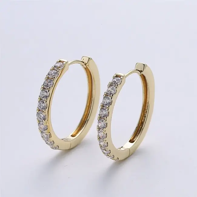 GF Small CZ Hoops