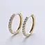 GF Small CZ Hoops