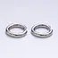 23mm Silver Dainty Hoops