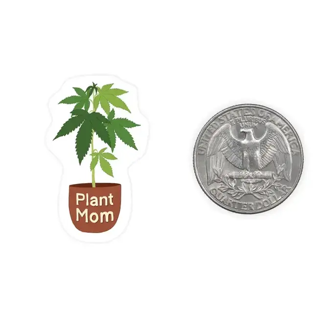 Nice Enough Stickers Mini Sticker- Plant Mom