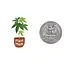 Nice Enough Stickers Mini Sticker- Plant Mom