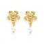 Amano Studio Vintage Flower with Pearl Stud Earrings