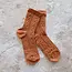 Tiepology Noble Twist Socks - Rust