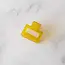 Tiepology Kylie Hair Clip - Ice Matte Mustard