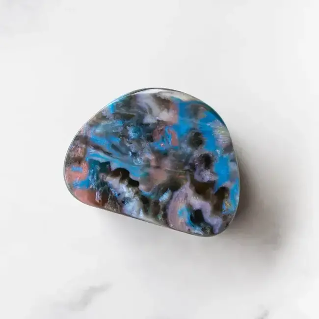 Tiepology Treasure Hair Clip - Ocean Blue