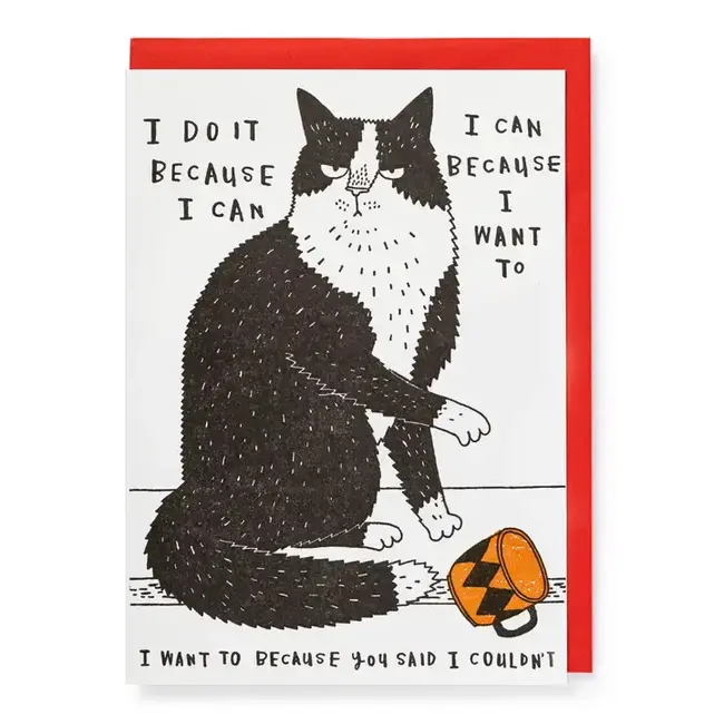 Archivist Gallery I Do It Because I Can - Card