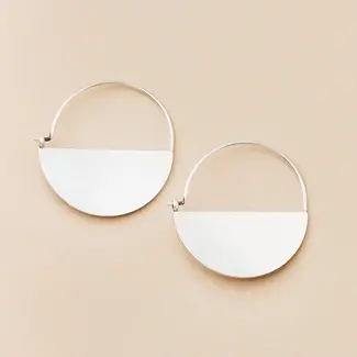 Scout Refined Earring- Lunar Hoop/SS