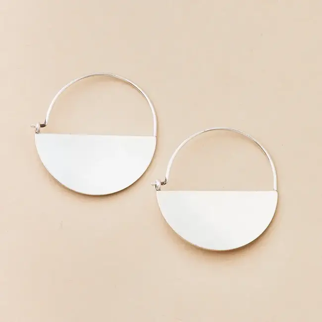 Scout Refined Earring- Lunar Hoop/SS