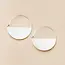 Scout Refined Earring- Lunar Hoop/SS